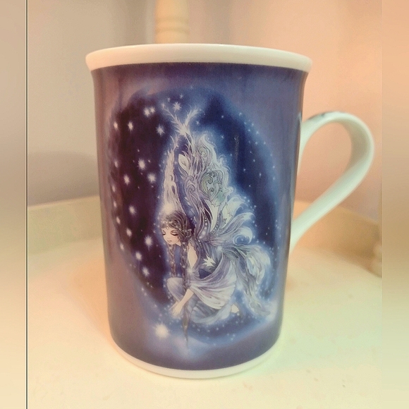 Fairy Porcelain Mug Vintage 2000 Valerie Pfeiffer Design Fae Cottagecore - Picture 1 of 7